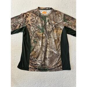 Habit Mens Short Sleeve RealTree Camo Shirt Large